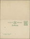 GA Württemberg - Ganzsachen: 1890. Doppelkarte 5+5 Pf Grün Ziffer, Ohne Strich Unter Der Dritten Punktz - Andere & Zonder Classificatie