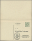 GA Württemberg - Ganzsachen: 1912. Dienst-Doppelkarte 5+5 Pf Grün "Statistisches Landesamt", Ungebrauch - Andere & Zonder Classificatie