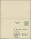 GA Württemberg - Ganzsachen: 1912. Dienst-Doppelkarte 5+5 Pf Grün "Statistisches Landesamt", Ungebrauch - Autres & Non Classés