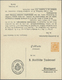 GA Württemberg - Ganzsachen: 1916. Doppel-Dienstpostkarte 3 Pf / 7 1/2 Pf "Viehzählung 1916", Ungebrauc - Autres & Non Classés
