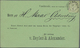 Br Norddeutscher Bund - Marken Und Briefe: 1870 Ca., Vertreter Besuchsanzeige Frankiert Mit 1/3 Grosche - Andere & Zonder Classificatie