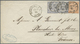 Br Norddeutscher Bund - Marken Und Briefe: 1870, Umschlag Ab HAMBURG I.A. 13.10.70 Nach Plancher-les-Mi - Andere & Zonder Classificatie