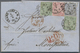 Br Norddeutscher Bund - Marken Und Briefe: 1868: Dreifarbfrankatur Nach Frankreich Mit 2 X 1 Kr. Grün, - Autres & Non Classés