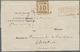 Br Elsass-Lothringen - Stempel: K:PR:FELD-POST RELAIS No38 27/2, Ra3 In ROT, Klarer Zweifacher Luxusabs - Sonstige & Ohne Zuordnung