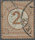 O Deutsches Reich - Brustschild: 1874, 2 1/2 Gr. Auf 2 ½ Gr. Braunorange, Unregelmäßige Zähnung, Etwas - Ongebruikt