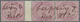 O Deutsches Reich - Pfennige: 1875, 2 Mk Lilapurpur, Farbfrischer, Waagerechter Dreierstreifen Mit Zwi - Brieven En Documenten