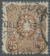 O Deutsches Reich - Pfennig: 1886, 25 Pfennig Der Spätauflage In Seltener Farbe Lebhaftbraunocker Gest - Ongebruikt