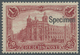 ** Deutsches Reich - Germania: 1900, 1 Mark Reichspostamt Postfrisch Mit Aufdruck "Specimen", Attest Pa - Neufs