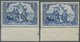 ** Deutsches Reich - Germania: 1902, 2 Mark Freimarken, Zwei Stück Perfekt Postfrisch Vom Bogenunterran - Neufs
