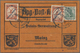 Br Deutsches Reich - Germania: 1912, Flugpost Am Rhein Und Main, 1 Mark Gelber Hund, Zwei Stück Mit 5 P - Ongebruikt