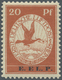 ** Deutsches Reich - Germania: 1912, 20 Pfg. Flugpostmarke Mit Aufdruck "E. EL. P." Tadellos Postfrisch - Unused Stamps