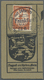 Brfst Deutsches Reich - Germania: 1912, 20 Pfg. E.EL.P. Flugpostmarke Auf Kartenabschnitt, Signiert Bühler - Neufs