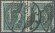 O Deutsches Reich - Inflation: 1922, 15 Pf. Im Waagerechten, Angetrennten Paar, Sauber Gestempelt, Rec - Brieven En Documenten