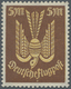 * Deutsches Reich - Inflation: 1922, Farbprobedruck 5 Mk. Lebhaftbraun Mit Gelbem Netzunterdruck, Tade - Brieven En Documenten