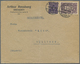 Br Deutsches Reich - Inflation: 1922, 100 M. Ziffer Mit Wasserzeichen 1 Und Doppeltem Bilddruck In Misc - Brieven En Documenten