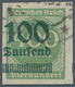 O Deutsches Reich - Inflation: 1923, 100 Tsd. Auf 400 Mark Freimarke &ldquo;Ziffer&rdquo;, UNGEZÄHNT, Zeitgerecht - Brieven En Documenten