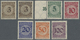 ** Deutsches Reich - Inflation: 1923, Freimarken: Korbdeckel-Muster 3 Pf Bis 100 Pf, Je Postfrisch, 3 P - Brieven En Documenten