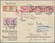 Br Deutsches Reich - Weimar: 1926, 15 Pf Flugpost Im Waager. Unterrand-Paar Mit HAN "H 5583.26" Mischfr - Unused Stamps