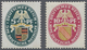 * Deutsches Reich - Weimar: 1926, 5 + 10 Pf. Nothilfe-Wappenzeichnungen, Beide Werte Ungebraucht Mit S - Unused Stamps