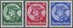 ** Deutsches Reich - 3. Reich: 1933, Friedrich Der Große Als Postfrischer Satz, Befund Schlegel BPP "ec - Unused Stamps