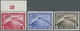 ** Deutsches Reich - 3. Reich: 1933, Chicago-Fahrt Luftschiff "Graf Zeppelin", Kompletter Postfrischer - Unused Stamps