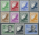 ** Deutsches Reich - 3. Reich: 1934, Flugpostmarken 5 Pf Bis 3 M, Komplette Ausgabe Von 11 Postfrischen - Ongebruikt