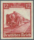 ** Deutsches Reich - 3. Reich: 1935, 100 Jahre Deutsche Eisenbahn, Postfrische 12 Pfennig Braunrot UNGE - Ongebruikt