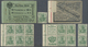 * Deutsches Reich - Markenheftchen: 1912, 5 Pf Germania Markenheftchen Mit H-Blatt 4.1 In Einzelteilen - Carnets