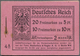 Deutsches Reich - Markenheftchen: 1911, 2 M. Germania-Heftchen Mit ONr. 4A, LEER Und Mit Bedruckten - Postzegelboekjes