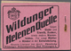 Deutsches Reich - Markenheftchen: 1911, 2 M. Germania-Heftchen Mit ONr. 4A, LEER Und Mit Bedruckten - Carnets