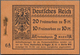 Deutsches Reich - Markenheftchen: 1911, 2 M. Germania-Markenheftchen, Deckel Und Alle Zwischenblätte - Postzegelboekjes