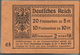 Deutsches Reich - Markenheftchen: 1912, 2 M. Germania-Heftchen Mit ONr. 6 A, LEER Und Mit Unbedruckt - Postzegelboekjes