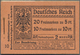 Deutsches Reich - Markenheftchen: 1910, 2 M. Germania-Markenheftchen, Deckel Und Alle Zwischenblätte - Carnets