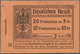 Deutsches Reich - Markenheftchen: 1913, Markenheftchendeckel Und Zwischenblätter, OHNE Marken, M&euro; Fü - Carnets