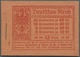** Deutsches Reich - Markenheftchen: 1921, 12 M. Germania-Heftchen Mit ONr. 1, Heftchen-Rand Dgz., Post - Postzegelboekjes