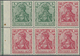 ** Deutsches Reich - Markenheftchenblätter: 1913 - 1916, 5 (85Ia) Und 10 Pf (86Ib) Germania Heftchenbla - Postzegelboekjes