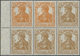 * Deutsches Reich - Markenheftchenblätter: 1919, 7½ Pf + 15 Pf Germania Heftchenblatt, Ungebraucht, M&euro; - Carnets