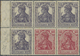 */** Deutsches Reich - Markenheftchenblätter: 1919, Freimarke Germania 15+10Pf. Heftchenblatt Grauviolett - Postzegelboekjes