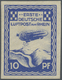 * Deutsches Reich - Halbamtliche Flugmarken: 1913, 10 Pfg. Kobalt, Zeppelinflugtage Düsseldorf, UNGEZÄ - Luchtpost & Zeppelin