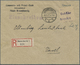 Br Deutsches Reich - Lokalausgaben 1918/23: BRAUNSCHWEIG: 1923, Gebührenzettel Mit Violettem L2 "Gebühr - Lettres & Documents