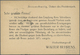 Br Deutsches Reich - Lokalausgaben 1918/23: BRAUNSCHWEIG: 1923, Gebührenzettel Geschnitten Mit Rotem Ra - Brieven En Documenten