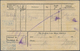 Br Deutsches Reich - Lokalausgaben 1918/23: HALLE (SAALE) OPD: 1923, Gebührenzettel Karmin In Type I B - Lettres & Documents