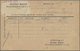 Br Deutsches Reich - Lokalausgaben 1918/23: HALLE (SAALE) OPD: 1923, Gebührenzettel Karmin In Type I D - Lettres & Documents