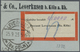 Brfst Deutsches Reich - Lokalausgaben 1918/23: LEVERKUSEN, Gebührenzettel Ohne "Taxe Percue" Mit Eingestem - Lettres & Documents