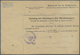 Br Deutsches Reich - Lokalausgaben 1918/23: MEISSEN 3: 1922, Gebührenzettel Mit Schreibmaschinentext Un - Brieven En Documenten