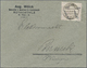 Br Deutsches Reich - Lokalausgaben 1918/23: ROTHEMÜHLE (KR. OLPE): 1923, Gebührenzettel Mit Handstempel - Lettres & Documents