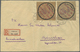 Br Deutsches Reich - Lokalausgaben 1918/23: SCHLIERSEE; 1923, Postsackverschlußzettel Als Gebührenzette - Lettres & Documents