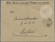 Br Deutsches Reich - Lokalausgaben 1918/23: WERNSHAUSEN ( KR. SCHMALKALDEN): 1923, Gebührenzettel-Oblat - Lettres & Documents