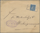 Br Deutsches Reich - Privatpost (Stadtpost): Hamburg - Hammoia: 1886, 2 Pfg. Blau Mit Ra2 "HAMMONIA 24. - Private & Lokale Post
