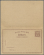 GA Deutsches Reich - Ganzsachen: 1873, Vordruckprobe Mit "Adresse" Statt "An". Die Postkarte Ist Farbfr - Andere & Zonder Classificatie